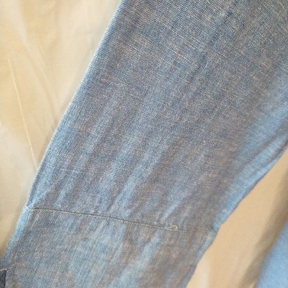 JACKLYN SMITH 2PC LINEN SHIRT & JACKET SET WOMEN'S SIZE MEDIUM - Picture 10 of 16